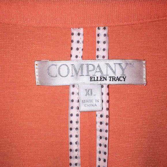 Coral Blazer with Gray Trim - Picture 3 of 7